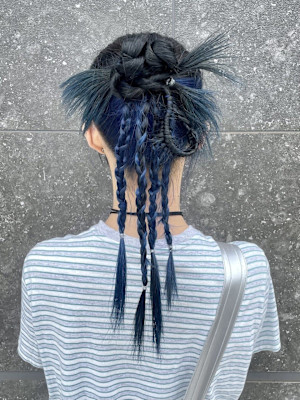 個性派カチモリヘア