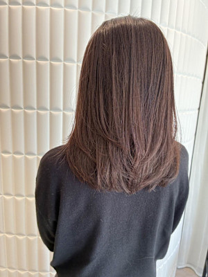 ショコラベージュ×やわらかレイヤー