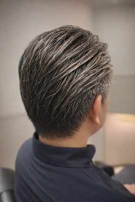 グレーコントロール艶ショート