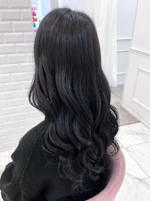 【カラー】透明感抜群！ブルーブラック♪_ユウ