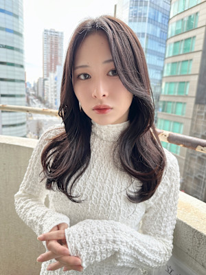 20代/30代/U24/顔まわり/レイヤーカット/くびれボブ