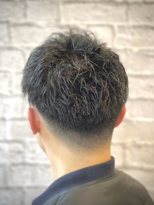 メンズビジネスアップバング