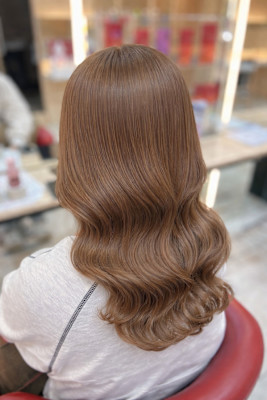 ダブルカラー ミルクティーベージュ