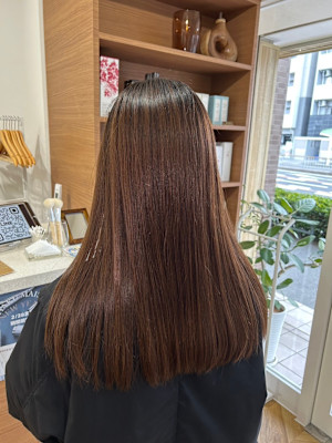 縮毛矯正/ケアストレート/艶髪