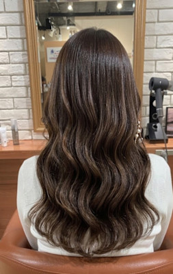 艶やかな立体感・大人の韓国風ロング【178スタイル】