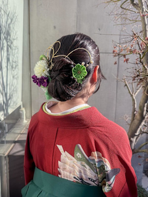 卒業式ヘアカチモリアップ