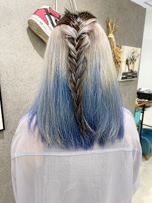 枚方市駅/ケアブリーチ/ハイトーン/ダブルカラー/透明感