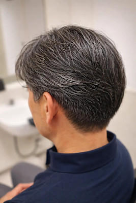 上品グレーフローショート