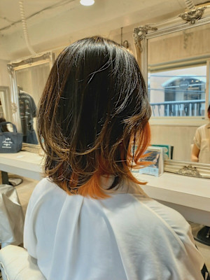 インナーオレンジボブ