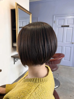 グラデーションショートボブスタイル