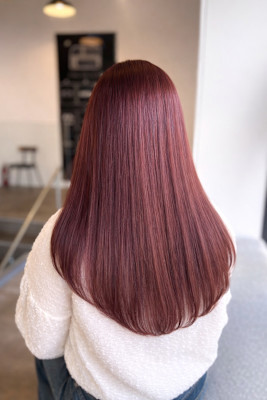 ブリーチなしで叶う春color