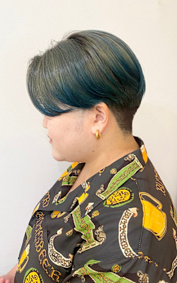 【morio成増/一戸】刈り上げショートグラデーションカラー