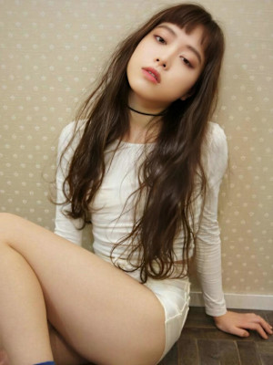 フェミニンロングマットベージュ×オン眉×ニュアンスカラー