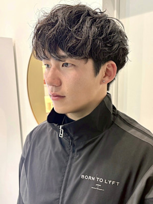 メンズヘア/ナチュラルパーマ