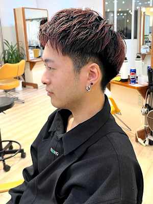 【morio成増/宇佐美】アップバング／短髪メンズカット
