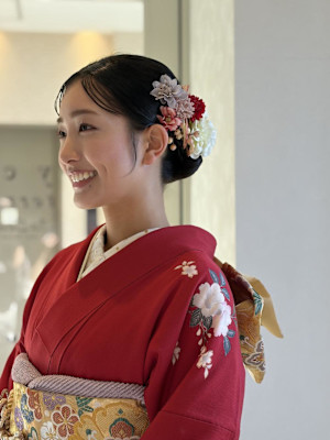 振袖ヘアセット