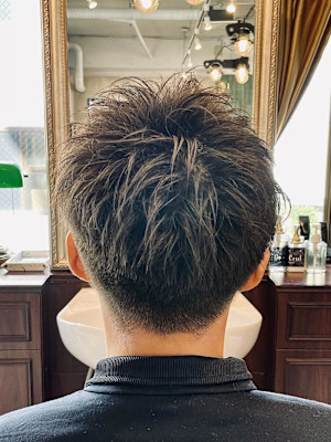 【20代 男性】ロンドンビジネス束感ツーブロック