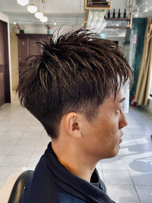 【20代 男性】ロンドンビジネス束感ツーブロック