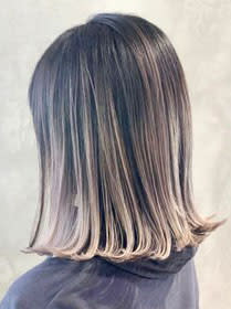 グラデーションカラー 裾カラー アッシュカラー