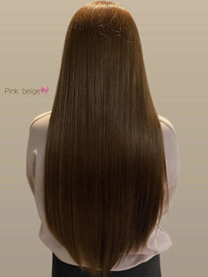 ピンクベージュ/ロング/大名