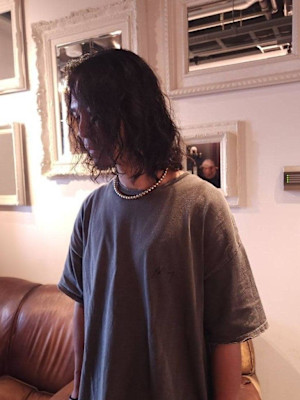 メンズのミディアムショートスタイル