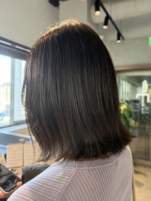 髪質改善カラー/アッシュ