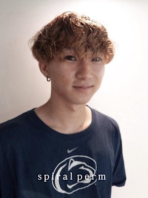 スパイラルパーマ/メンズパーマ/大名