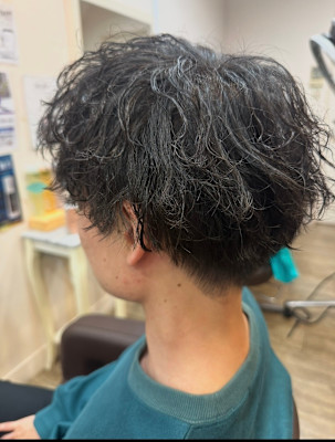 波巻きスパイラルパーマ