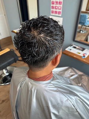 トップ割れ解消ニュアンスパーマ