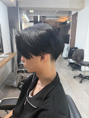 大宮/カット/短髪/毛流れ/センターパート