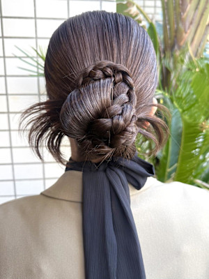 結婚式ヘアカチモリヘア