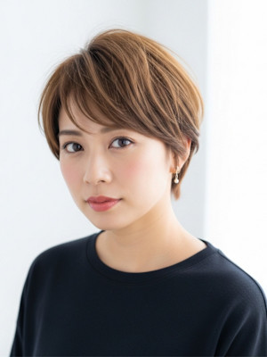 乾かすだけでまとまるショート