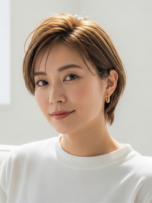 かき上げショート