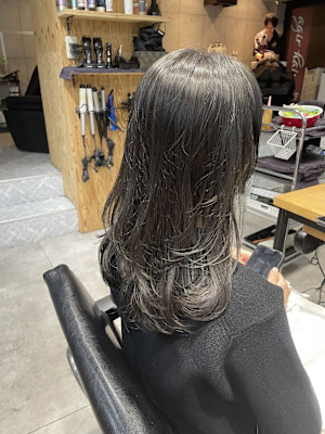 レイヤーSTYLE☆透明感グレーカラー