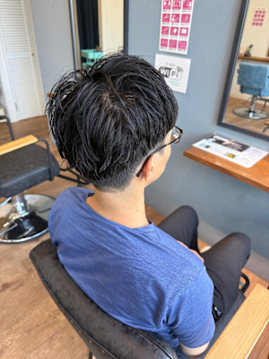 ぺたんこ改善ニュアンスパーマ