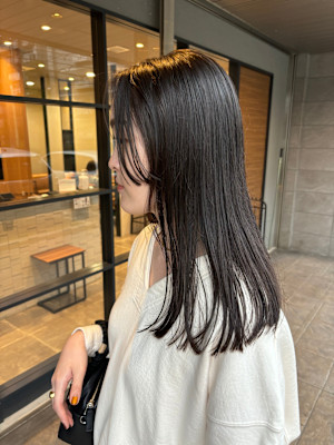 ロング×束感パツッと