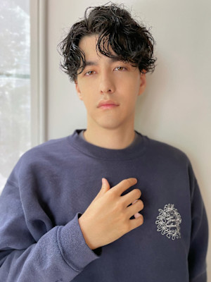 ウェーブセンターパートショート