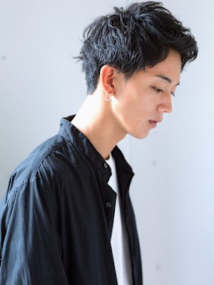 ナチュラルアップバングショート