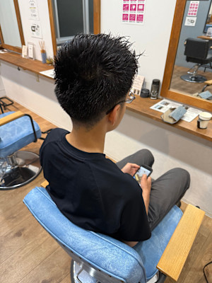 メンズカット/清潔感アップベリーショート