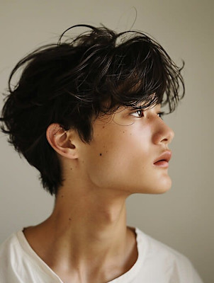 アンニュイな色気を纏う、ルーズウェーブ・マッシュ