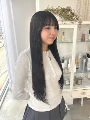 ダークオリーブグレージュスーパーロング