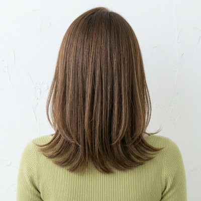 白髪を光に変える！大人のフェイスフレーミング×ツヤミディアム