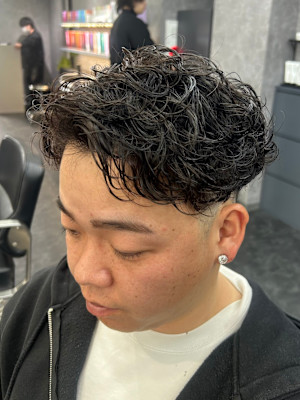 シャドウパーマツイスパナミマキフェザーパーマ