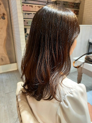 ふんわりセミロング