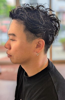 ナチュラルカールxハイライト