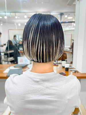 【morio成増 セリザワ】ボブ プレイングカラー 