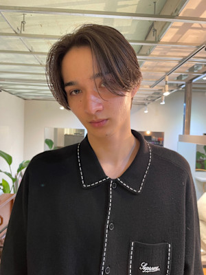 学芸大学【CEINEloq】メンズカット×フェザーパーマ