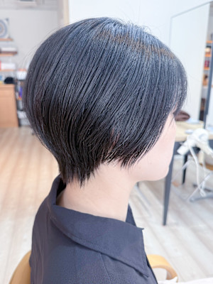 【morio成増/児玉】ハンサムマッシュショート 黒髪