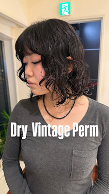  レイヤーボブパーマ/ドライパーマ/ビンテージパーマ