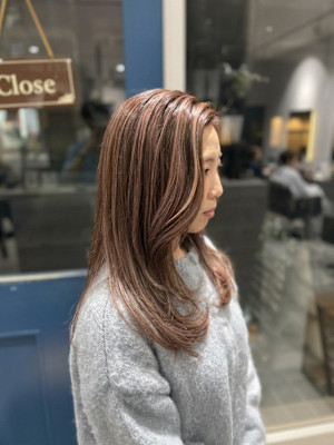 ハイライトカラーにレイヤースタイル